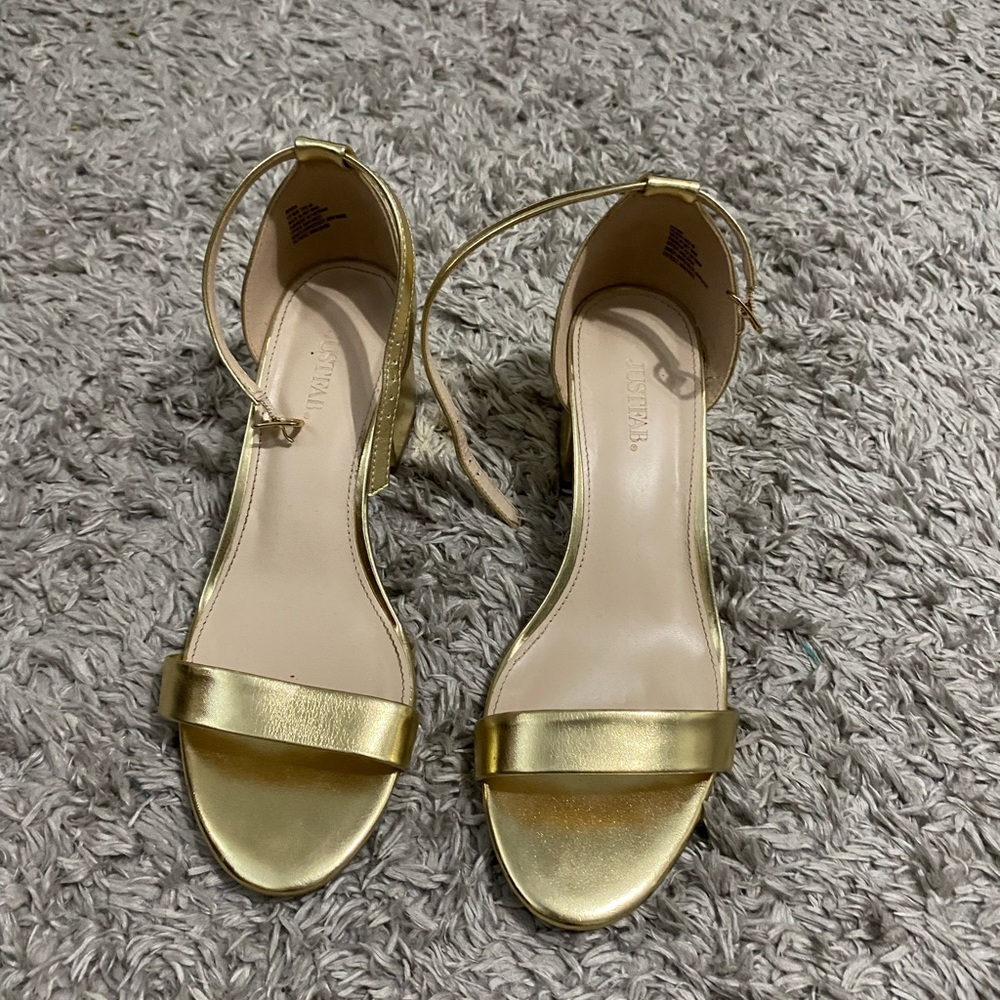 gold heels